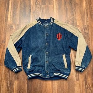 Vintage Indiana University Hoosiers Denim Jacket